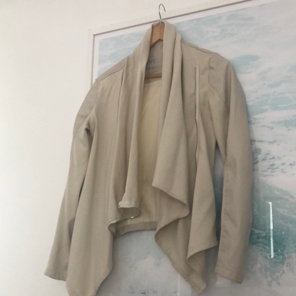 Size small blank nyc moto jacket